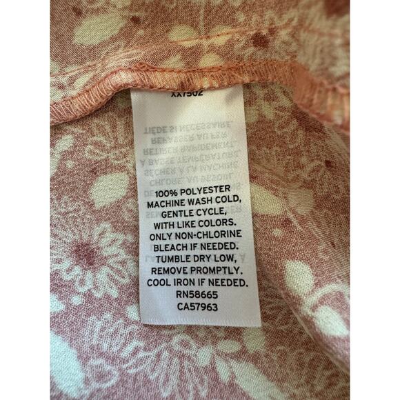 TREASURE & BOND Nordstrom ~ Floral Blouse Top Size Small VACAY - Picture 6 of 7